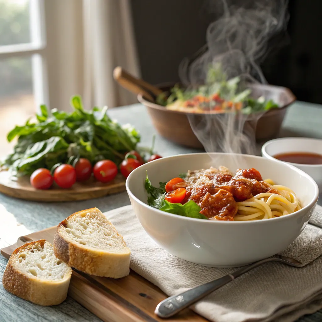 A simple midweek meal